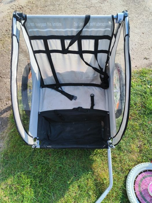 Riksza przyczepka rowerowa wozidło dla dzieci przyczepka