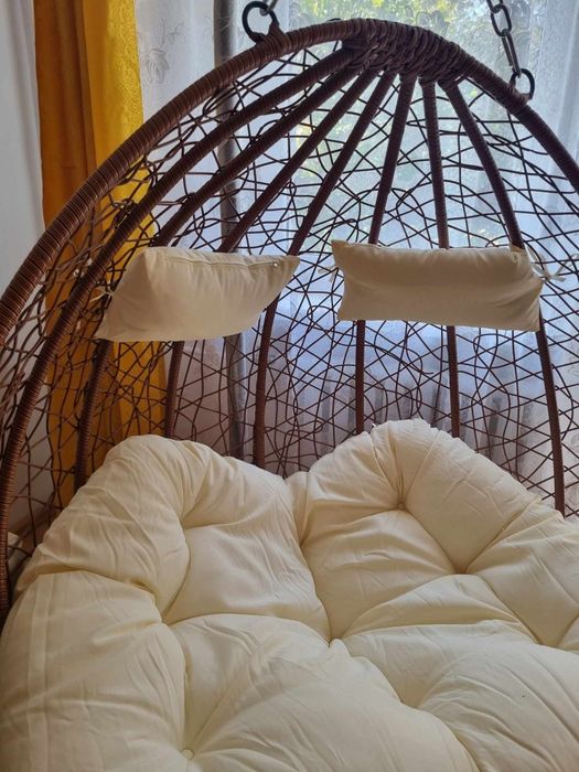 Fotel bujany kokon 2-osobowy fotel wiszący