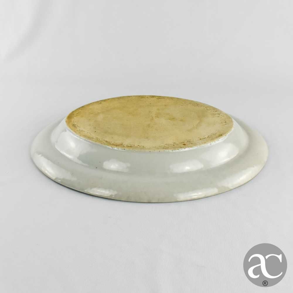 Travessa Porcelana China, Azul e Branco, Período Jiaqing 1796 a 1820