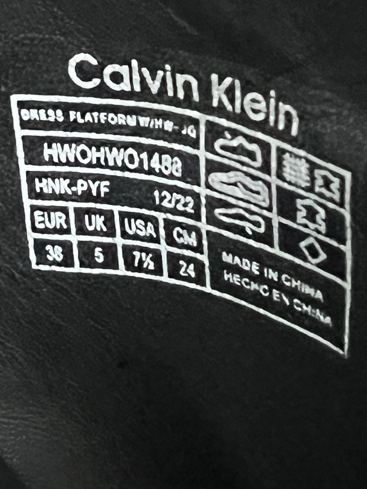 Klapki Calvin Klein roz 38- oryginał