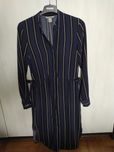 Sukienka midi h&m w paski r. 34
