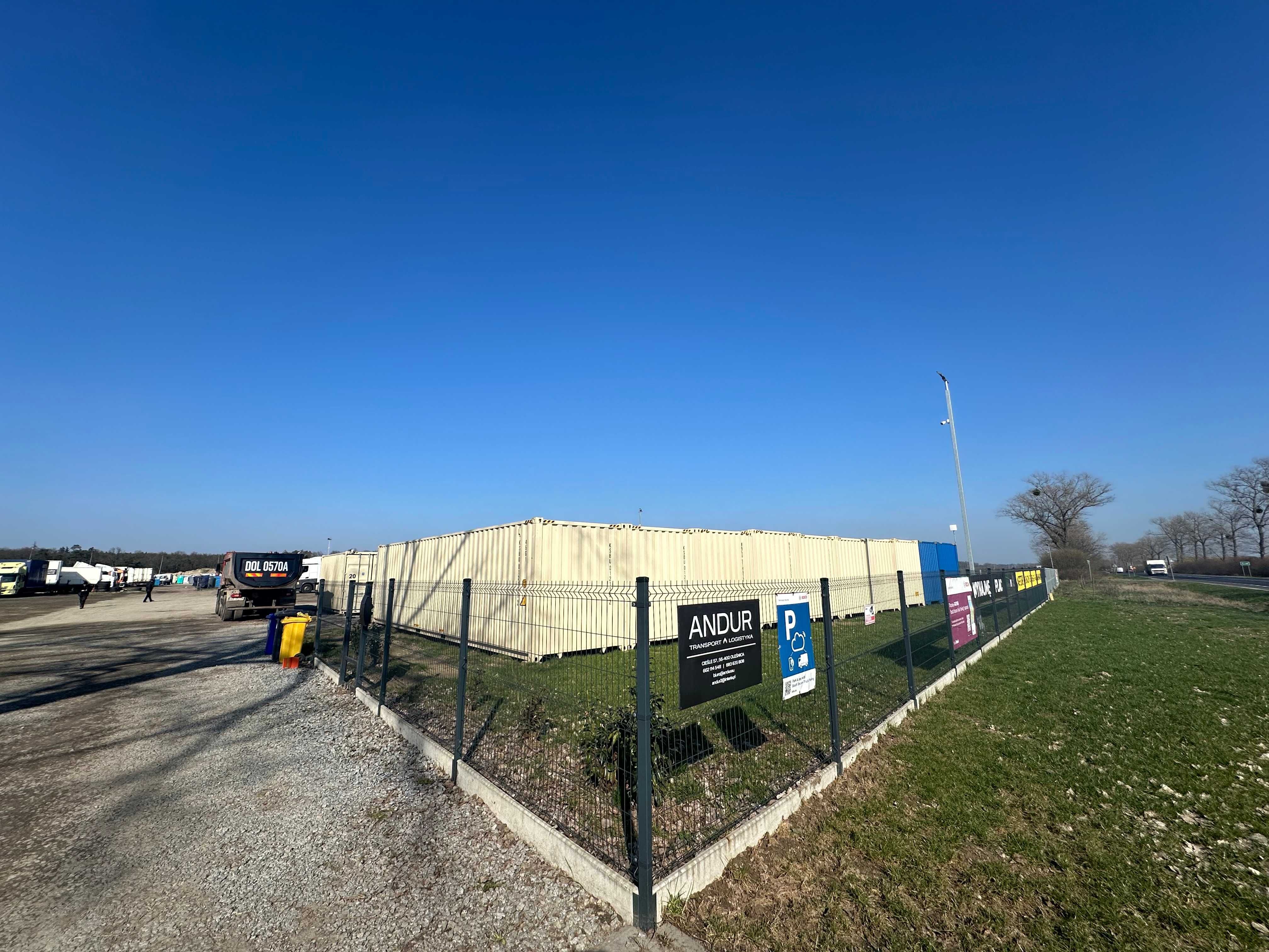 Wynajem kontener/garaż/schowek na monitorowanym placu. SELF STORAGE.