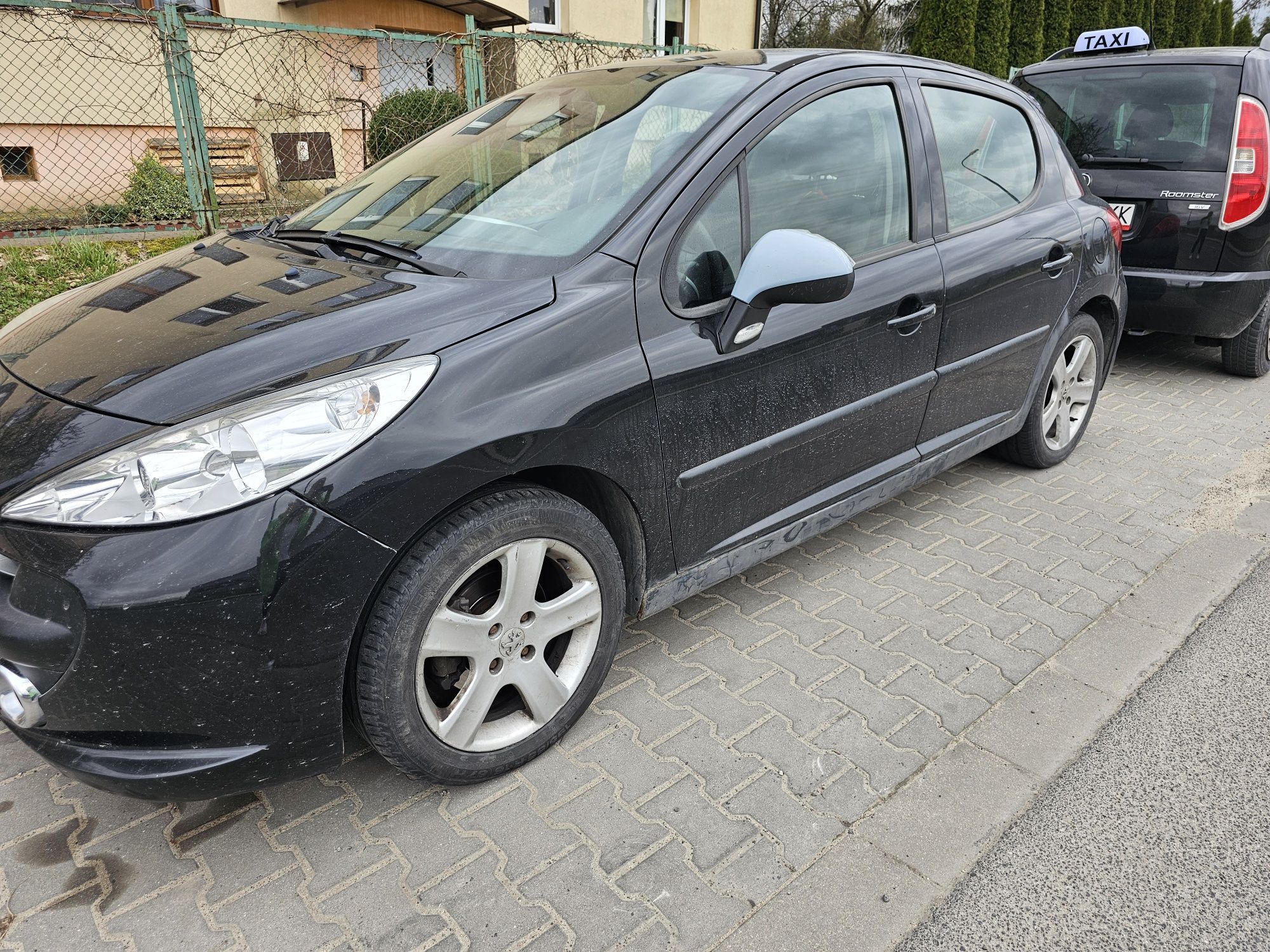 Peugeot 207,czarny