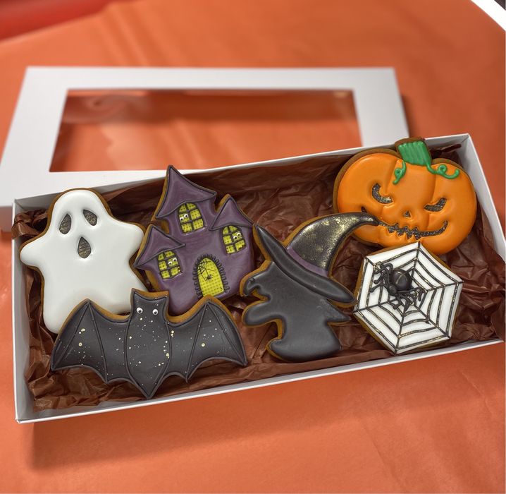 Пряники Хеллоуїн, імбирні пряники на свята. Halloween