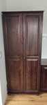 NOWA szafa sosnowa ciemny orzech drewniana 80 cm