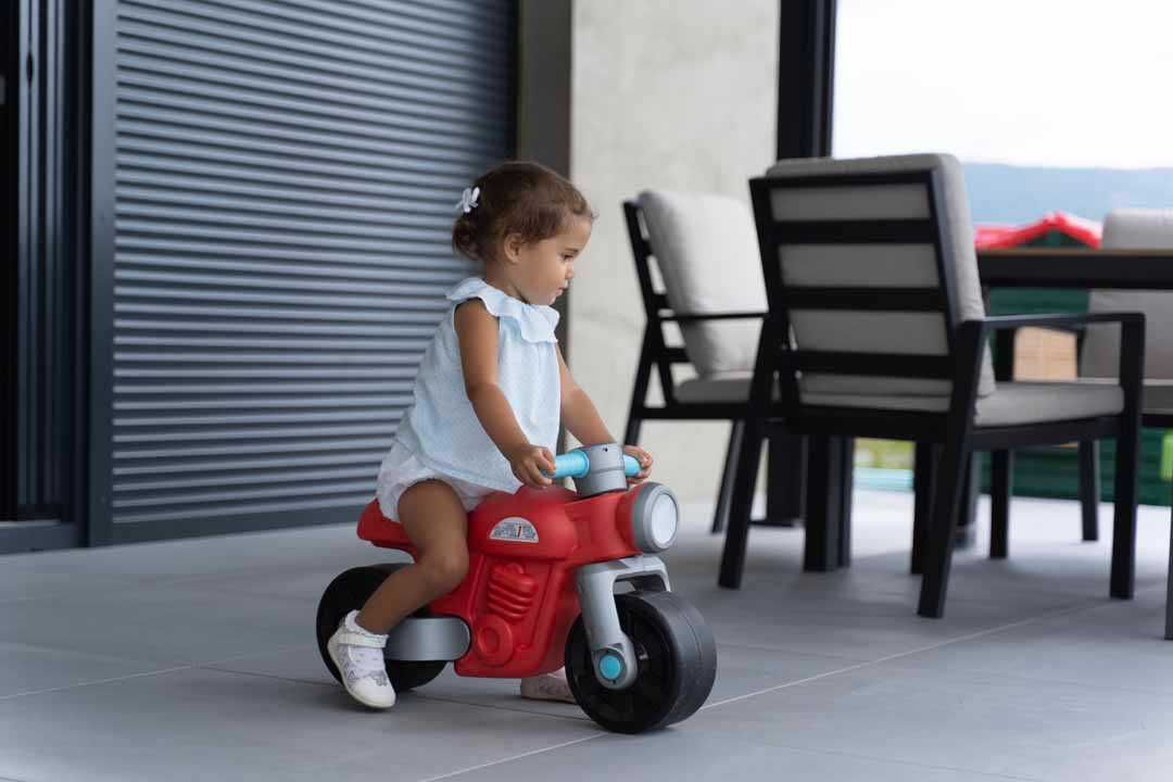 FALK Jeździk Scooter Prem1er Retro Czerwony - Vintage rowerek biegowy