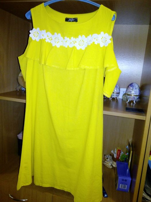 Платье льняное женское
