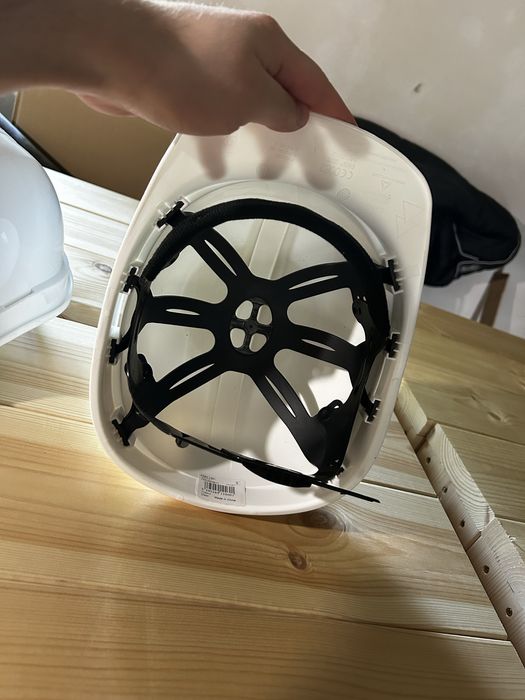 Kask ochronny bialy budowlany roboczy - 2 szt