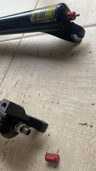 Amortyzator widelec fat bike fatbike 120mm powietrzny