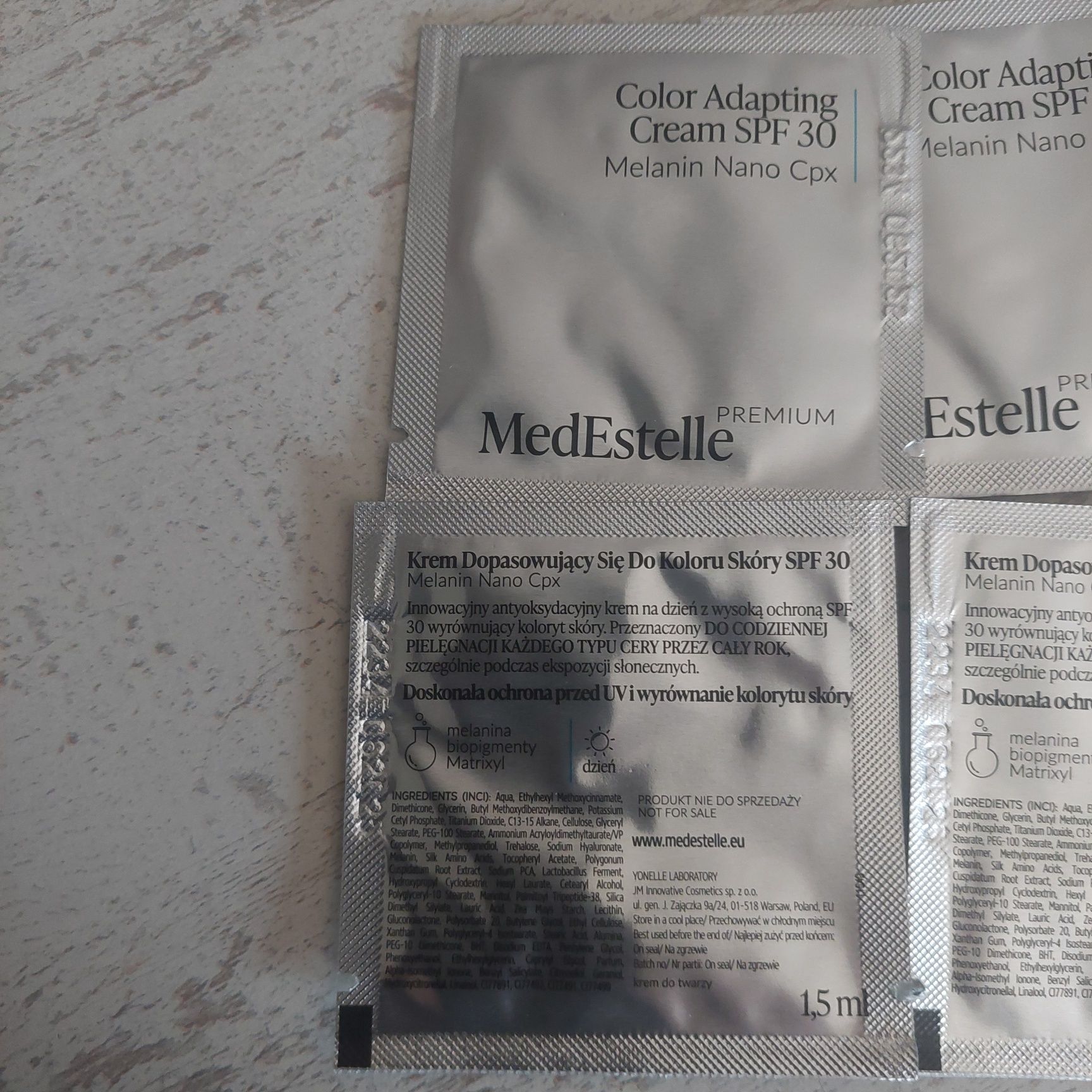 MedEstelle color adapting cream spf.30