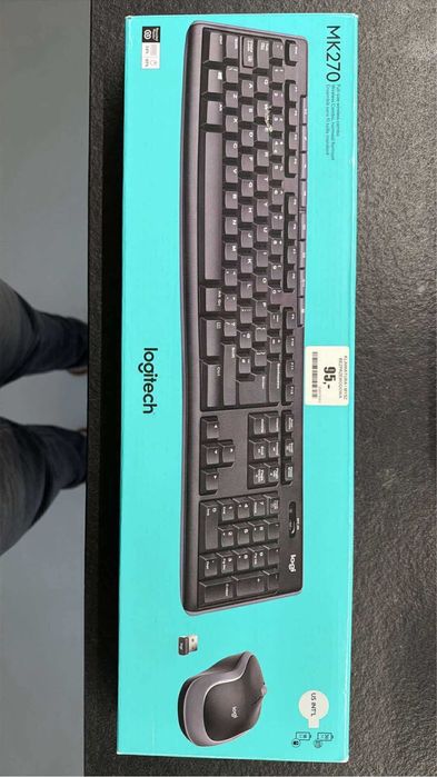 Klawiatura + mysz Logitech bezprzewodowa MK270