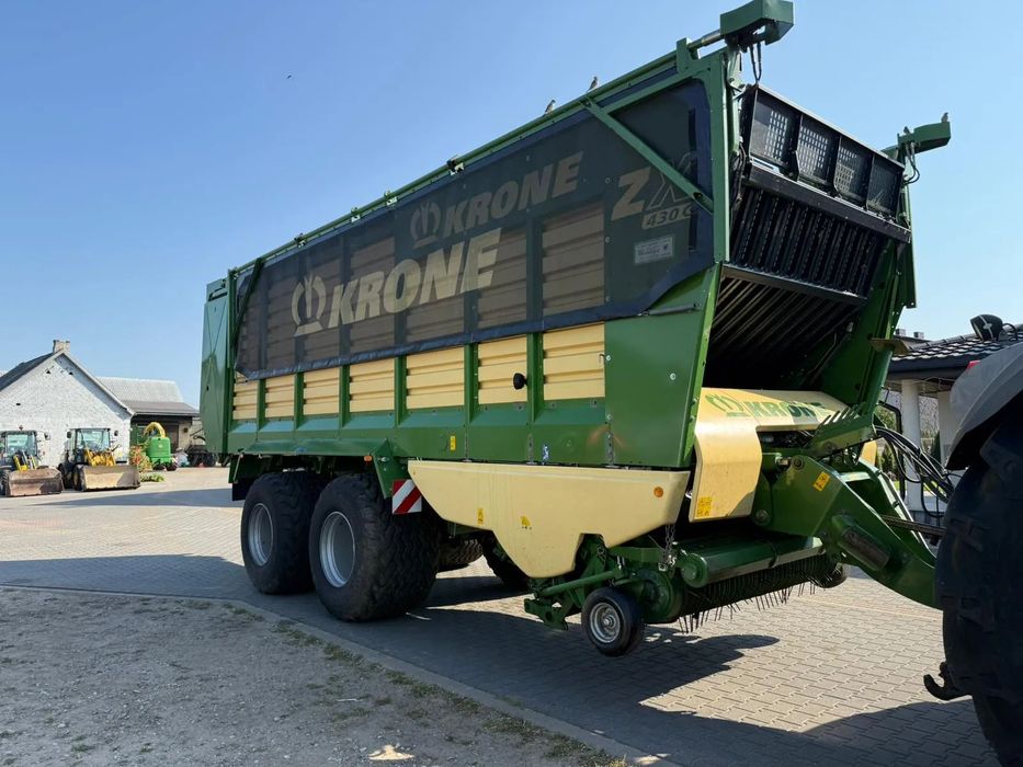 Krone ZX 430GD ZX400 RX 430 MX350 BERGMAN POTTINGER CLAAS FENDT  Świżo Sprowadzona z Niemiec KRONE ZX 430 GD 1 Właściciel Ładna