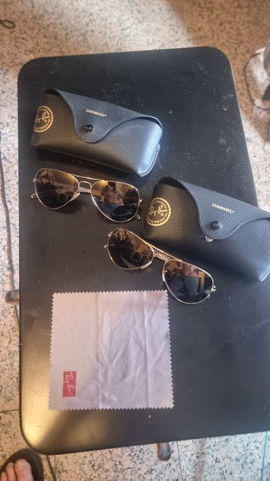 Oculos amarelos da ray ban polarizados cromance