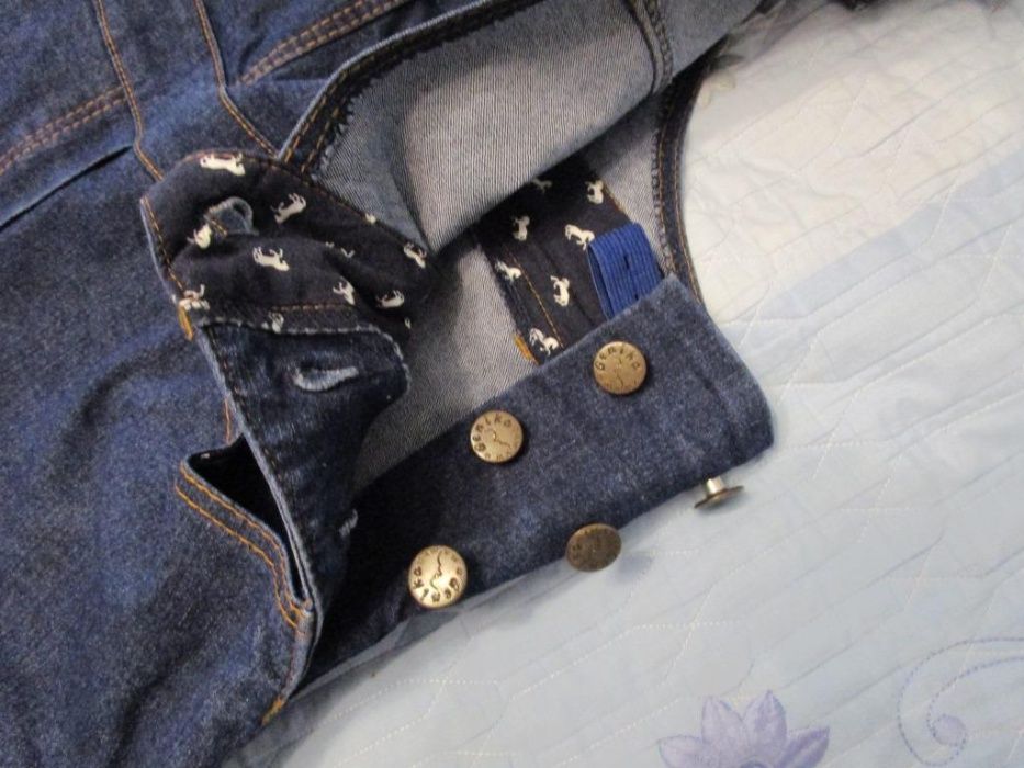 Джинсовый комбинезон для беременных Размер 44-48