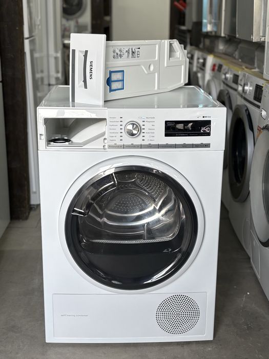 Сушильна машина Siemens WT47W5S1/01 iQ700 Heat Pump, 9 кг