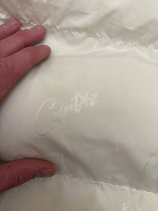 Corteiz Bolo Puffer Jacket  White