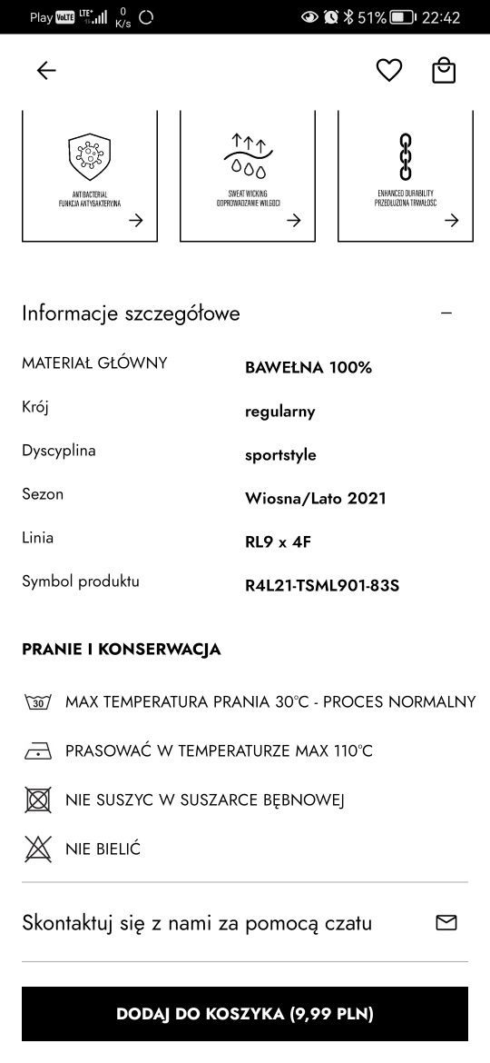 Longsleeve Robert Lewandowski 4f. NOWY. OKAZJA