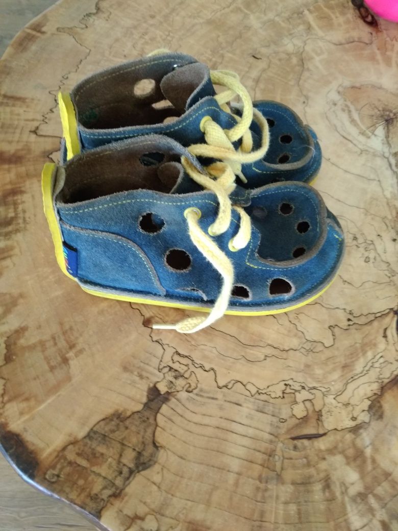Skórzane buty buciki Gucio rozmiar 24