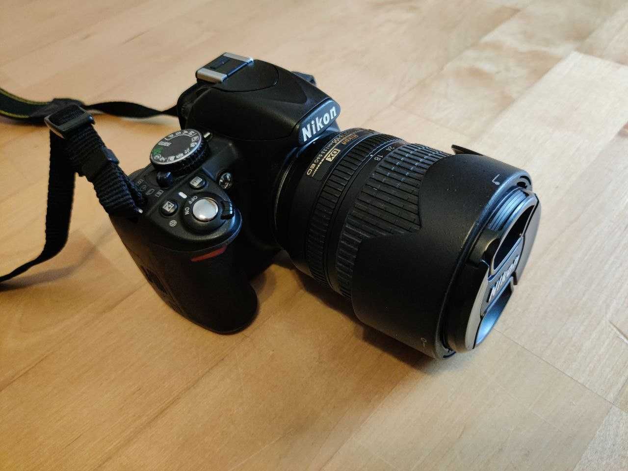 Aparat Nikon D3100 + obiektyw Nikkor 18-105mm VR