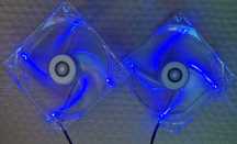 Zestaw 2x wentylator 120mm SilentiumPC ZEPHYR BLUE LED