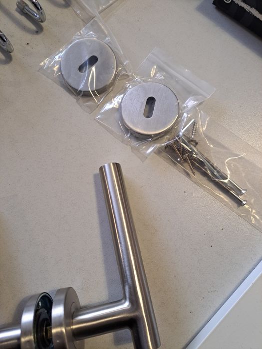 Puxadores inox de porta