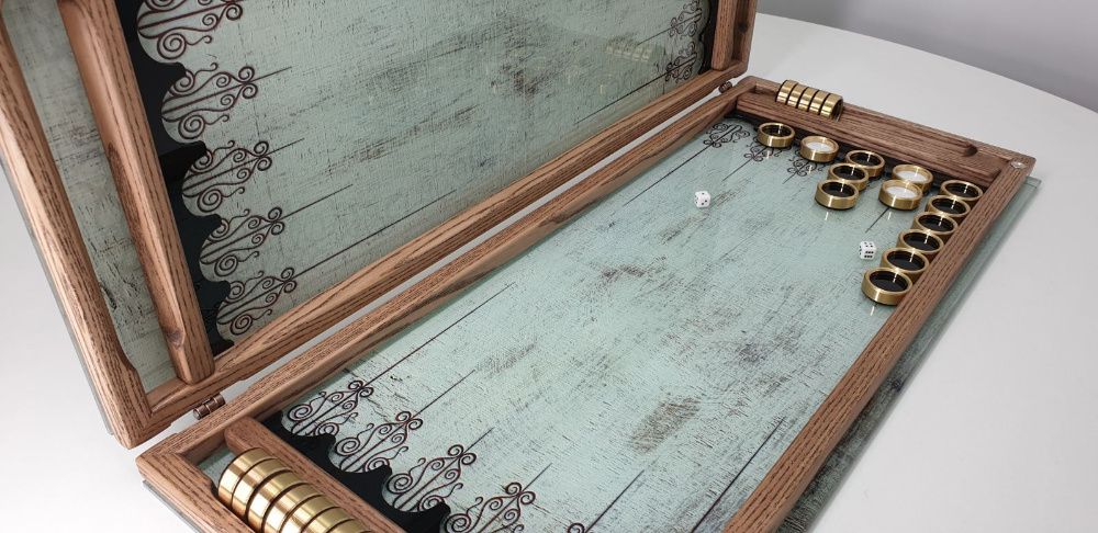 Нарды в хай-тек стиле. Наносим дизайн под заказ 2-3 дня.