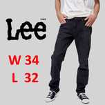 W34 L32 Lee Jeans DAREN Stretch Джинси класичні чорні
