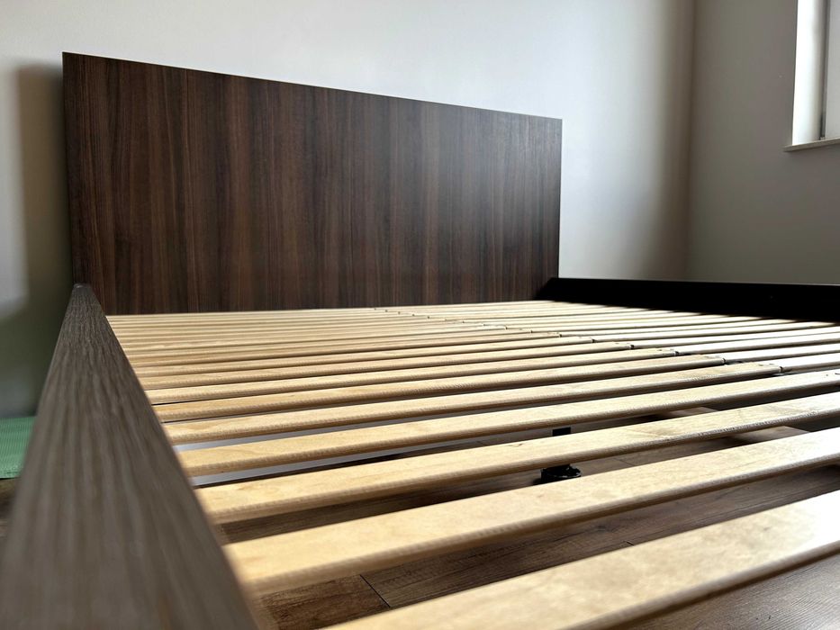 Łóżko drewniane + 2 szafki nocne – robione na zamówienie, Wrocław