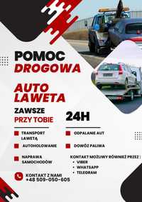 Pomoc drogowa / auto laweta / holowanie / transport