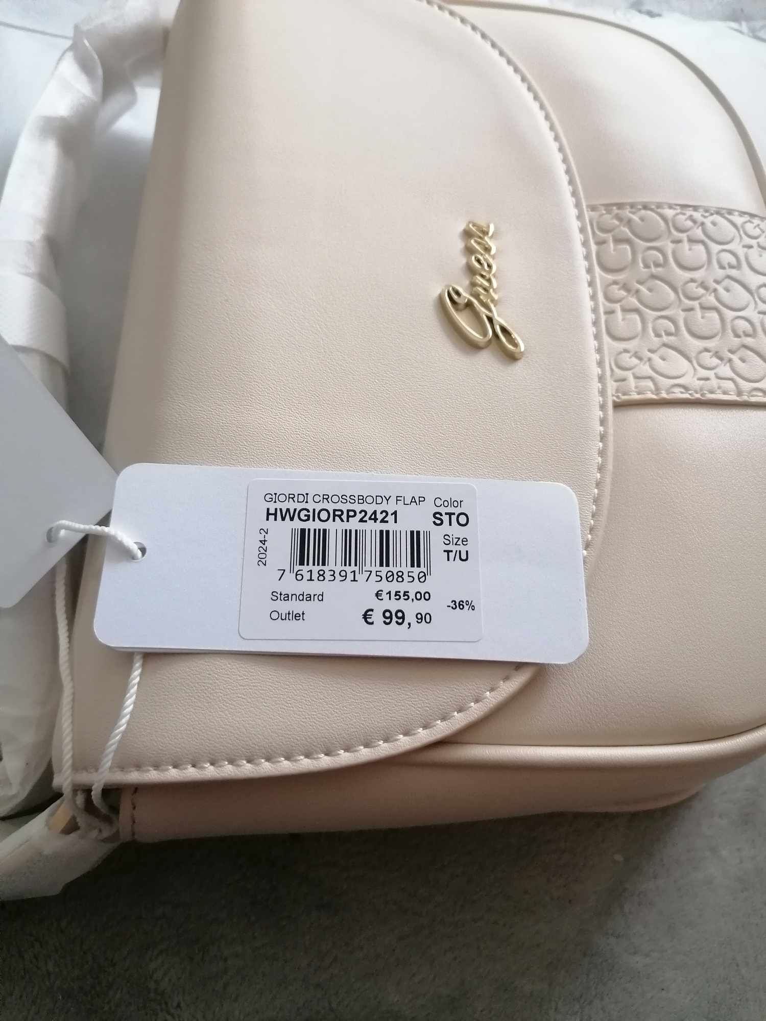 Torebka Guess beżowa