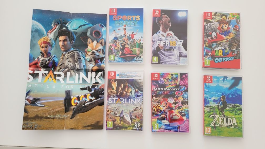 Vendo vários jogos para Nintendo Switch