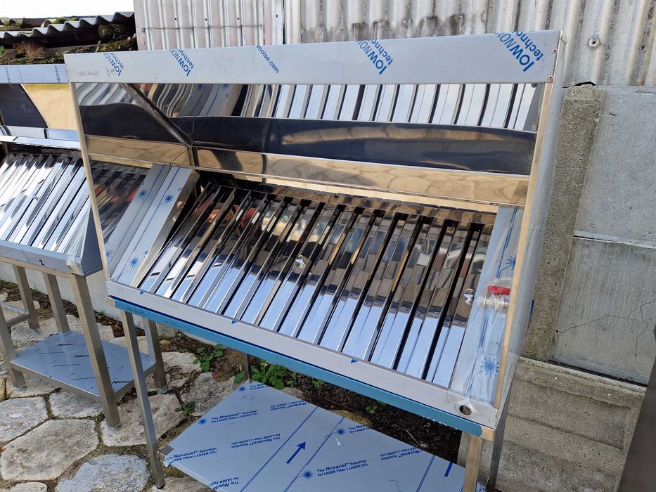 MEBLE GASTRONOMICZNE! Okap gastronomiczny 1200x700x400 komplet filtry