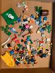 LEGO klocki ludziki głowy 100% oryginalne minifigurki ok. 165 elementó