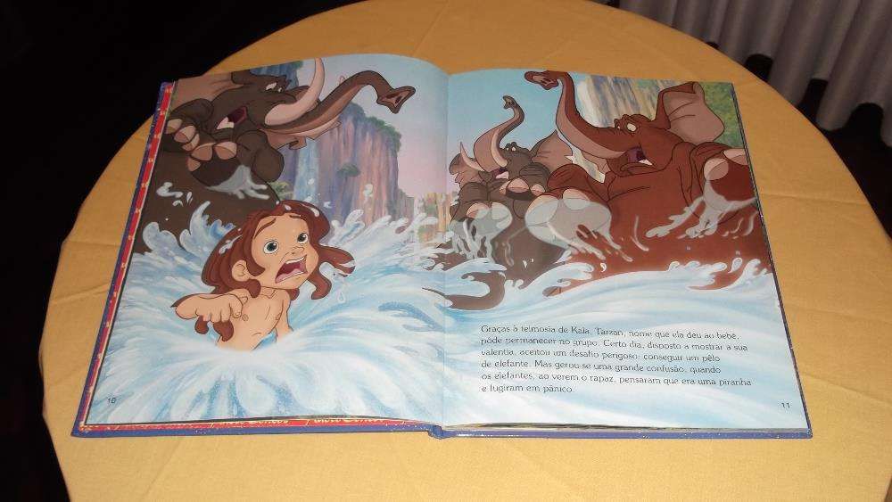 livro de criança o Tarzan