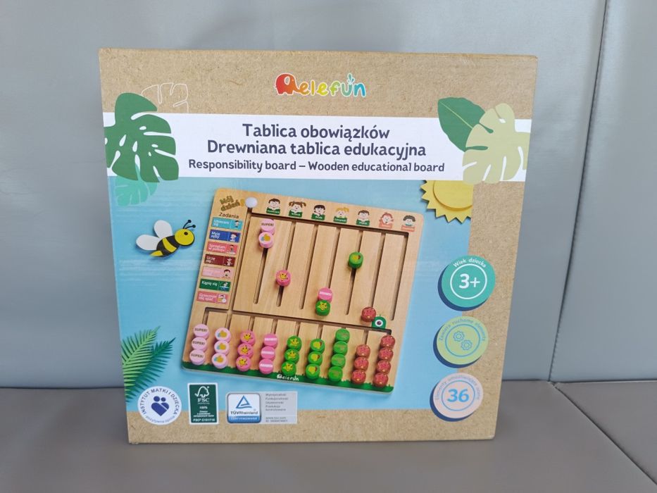 Tablica motywacyjna tablica obowiązków montesori tablica z zadaniami