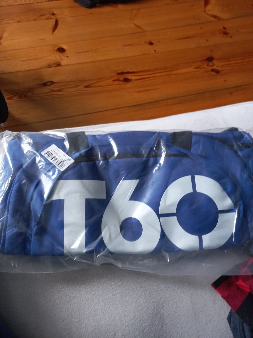 Nowa, niebieska torba sportowa T60