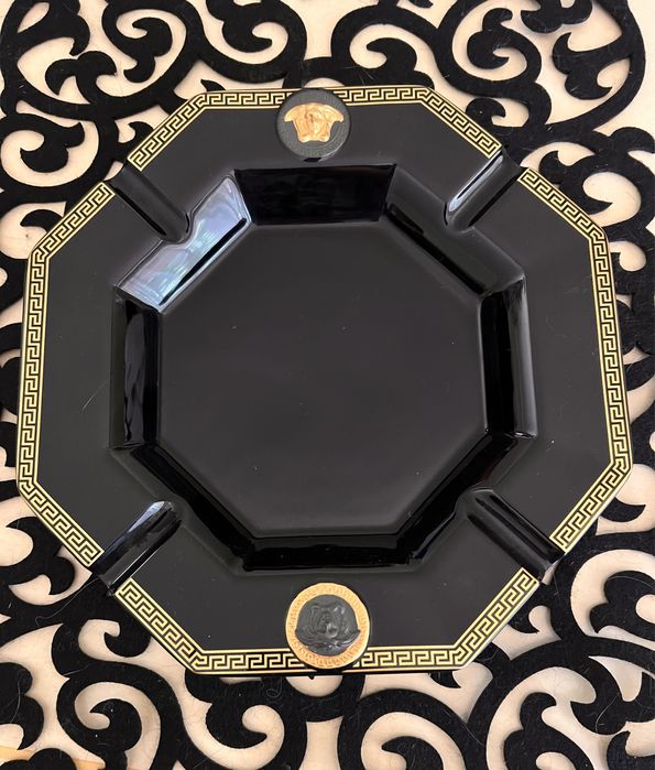 Popielnica Rosenthal Versace Gorgona black 24cm