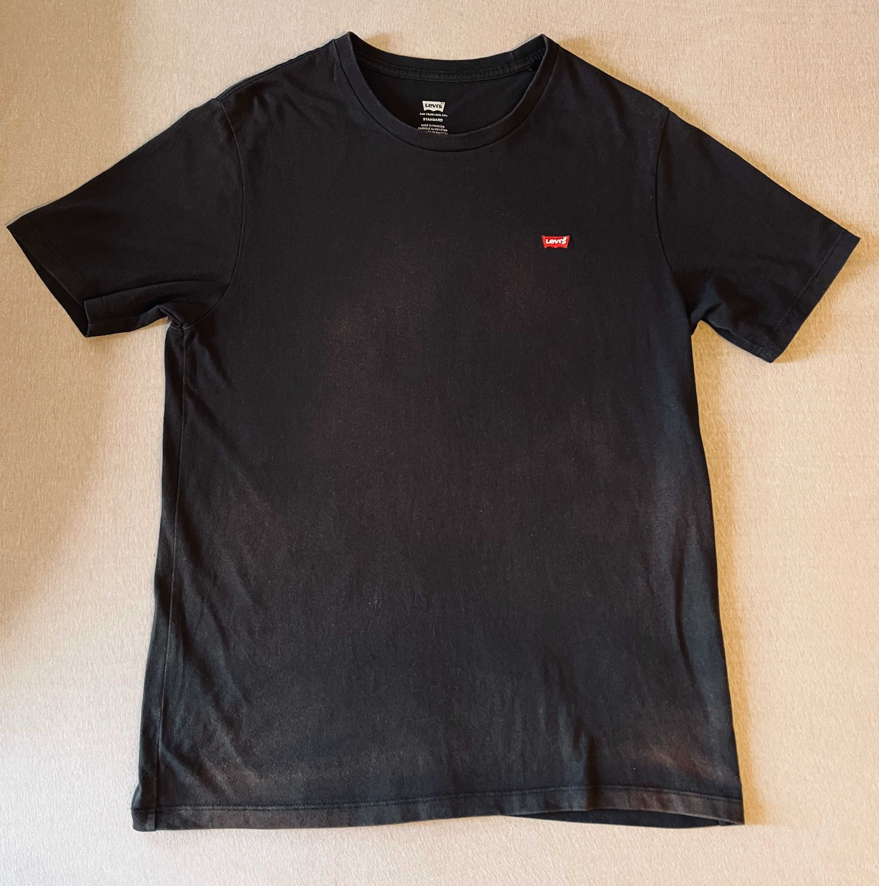 T-shirt Levis czarny