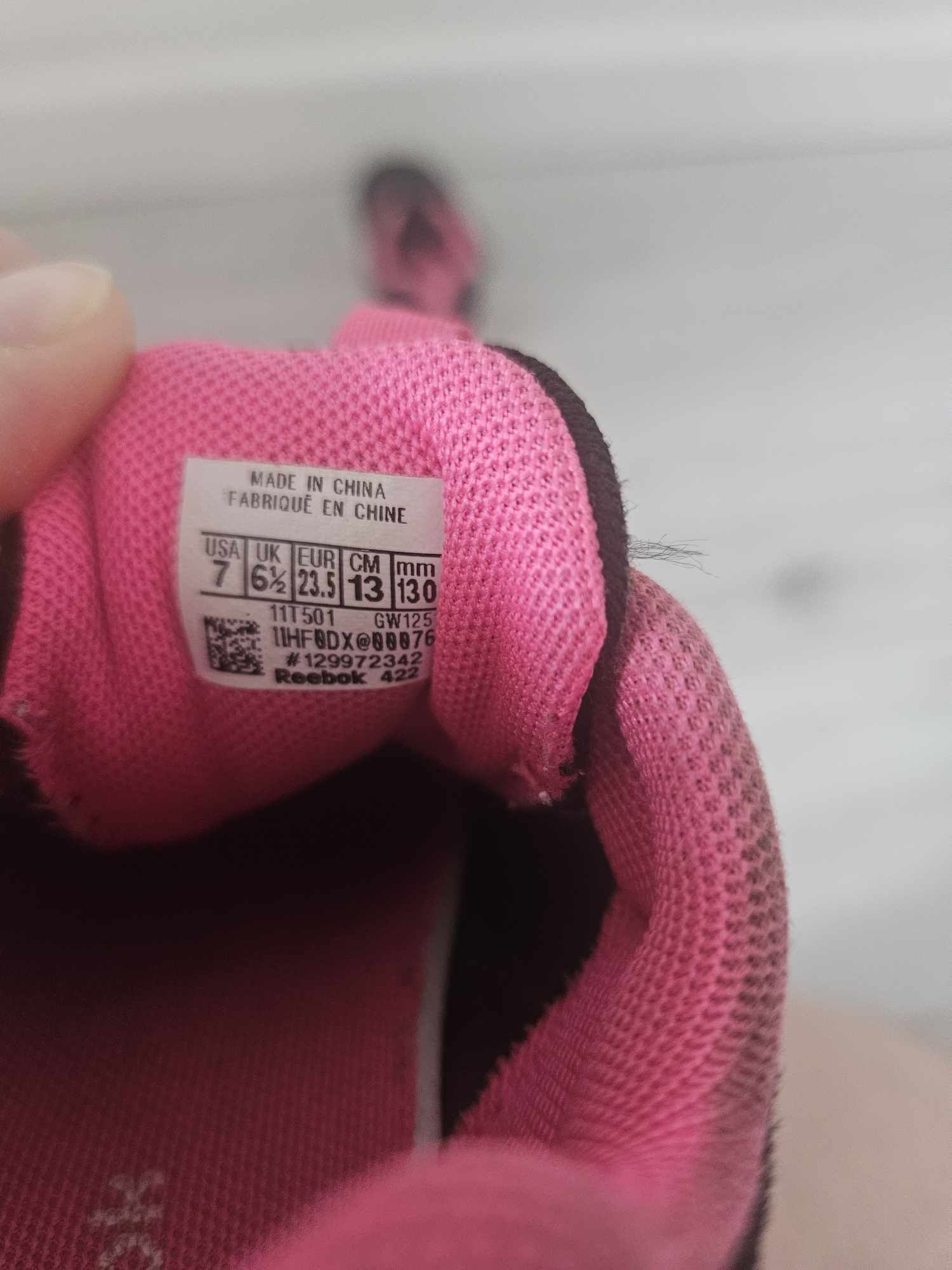 Buty reebok dla dziewczynki rozmiar 23