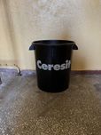 Duże Wiadro budowlane czarne Ceresit 40cm wys