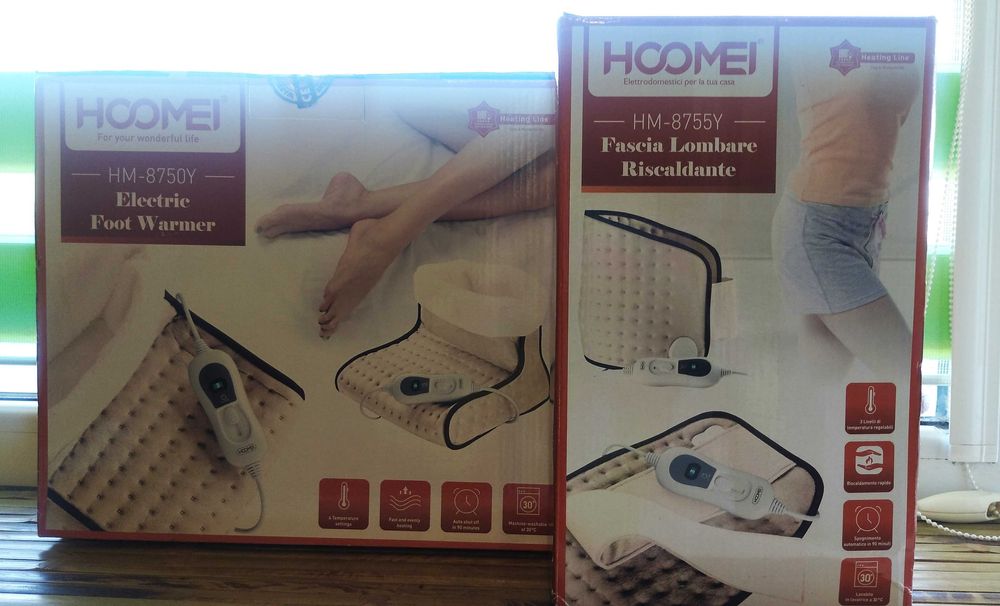 Електрогрілки для ніг та спини. Нові! Текст!