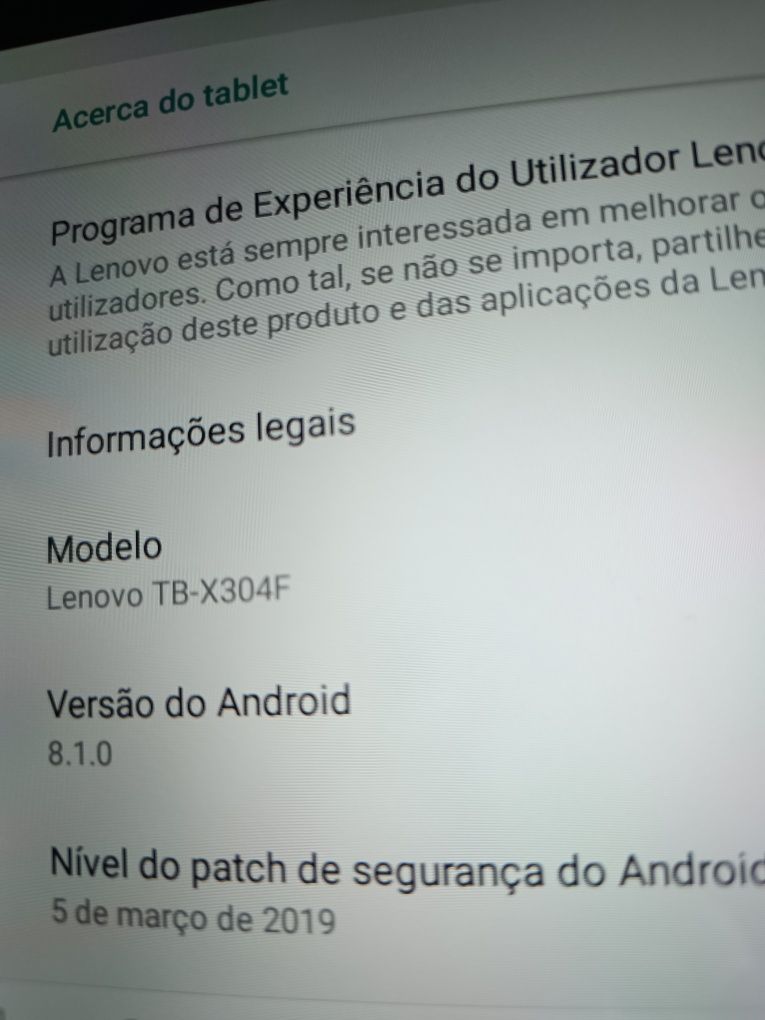 Tablet Lenovo TB-X304F