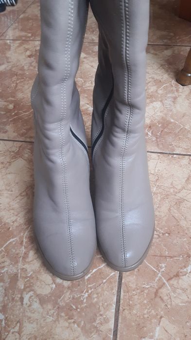 Чоботи зимові шкіряні