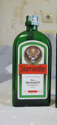 Пустая стеклянная бутылка Jagermeister 0,71 L