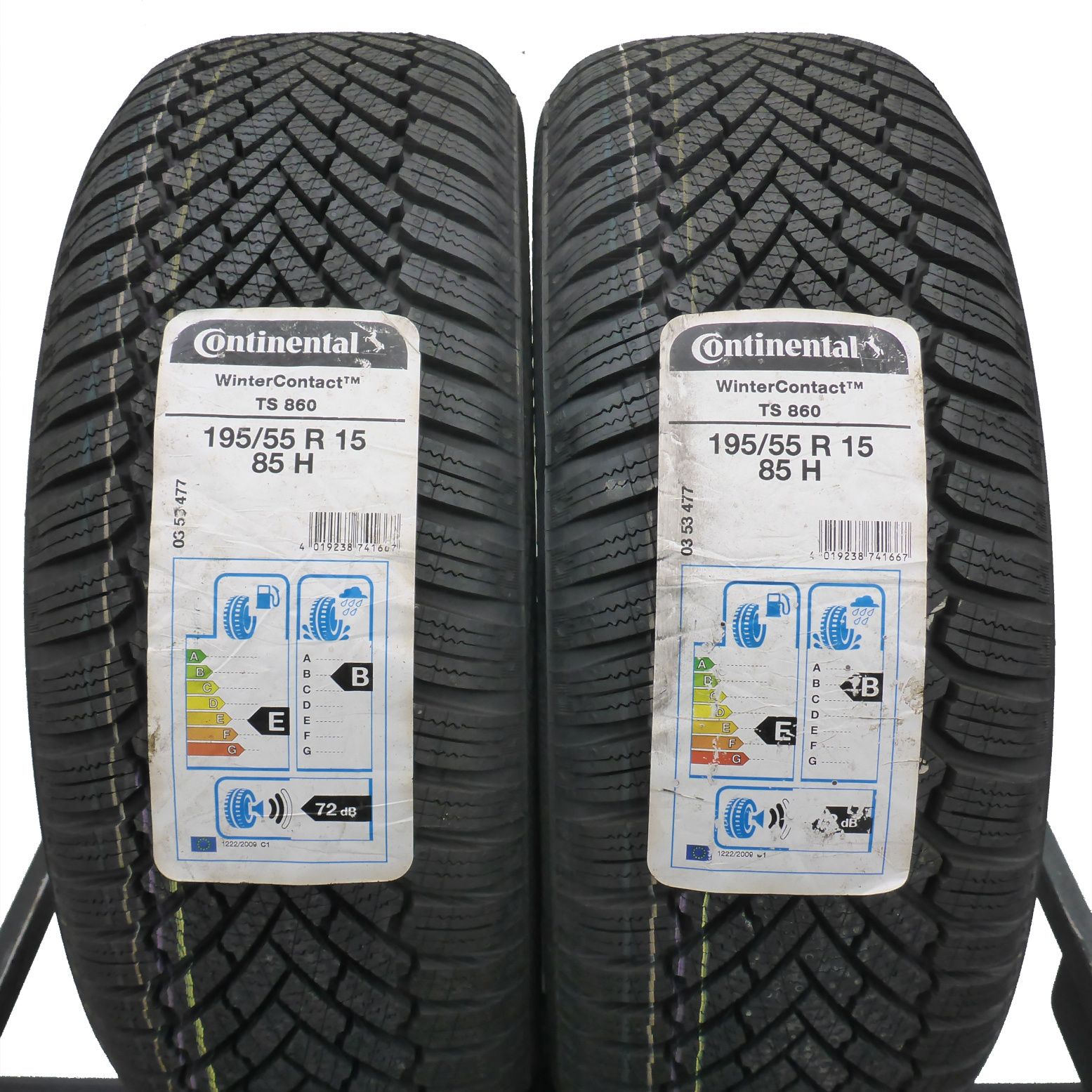 195/55/15 Continental 195/55R15 85H Contact TS860 Zima 2018 Jak Nowe