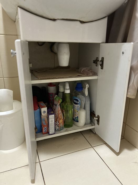 Mega okazja szafka lazienkowa z umywalka i bateria!