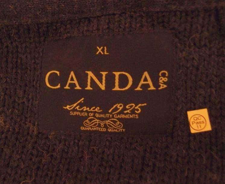 Кофта: CANDA -ХL, (52-54),USA,Original,Шерсть,НОВАЯ,Скидка-30%