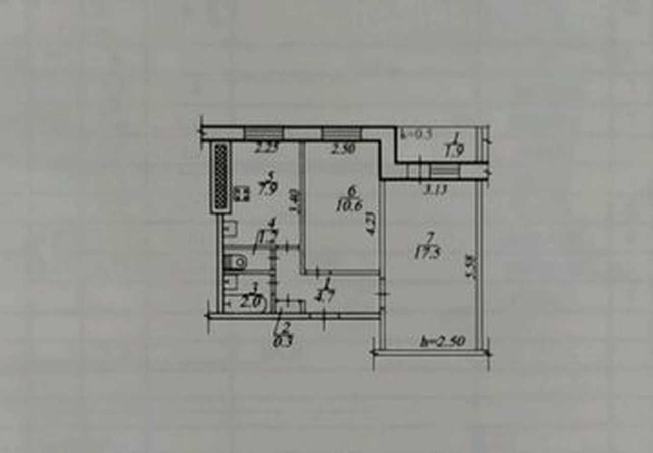 Продам 2к квартиру 46 кв. м   шоссе Донецкое, Левобережный-3