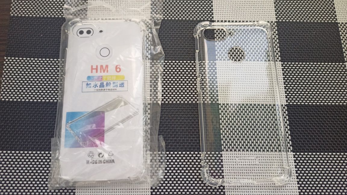 Прозрачный  мягкий силиконовый чехол для телефона Xiaomi Redmi 6, 6А