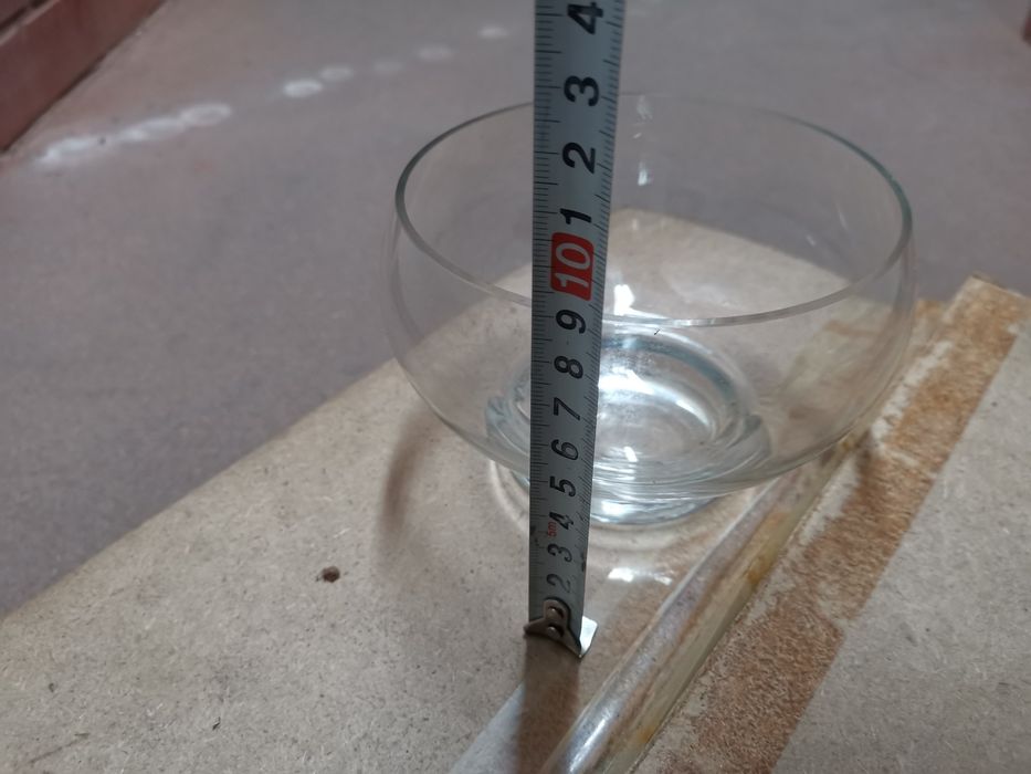 Duże pojemne miseczki szklane, grube szkło 6szt